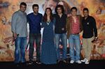 Deepika Padukone, Ranbir Kapoor, Siddharth roy kapur, Imtiaz Ali, Sajid Nadiadwala, Bhushan Kumar at Tamasha trailor launch in Mumbai on 22nd Sept 2015